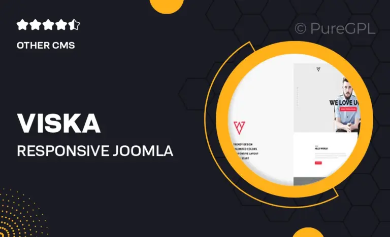 viska responsive joomla template