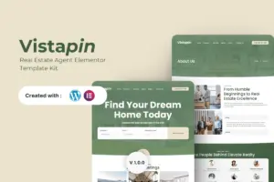 Vistapin – Real Estate Agents Elementor Template Kit