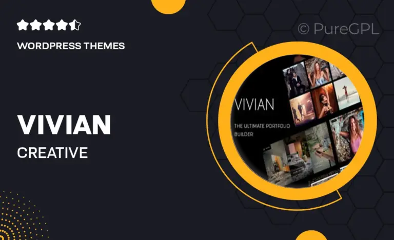 vivian creative multi purpose wordpress theme