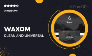 Waxom – Clean And Universal Responsive Joomla