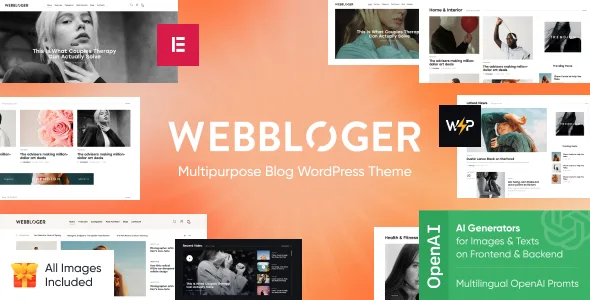 webbloger multipurpose blog wordpress theme 1