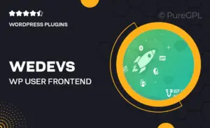 weDevs | WP User Frontend Pro