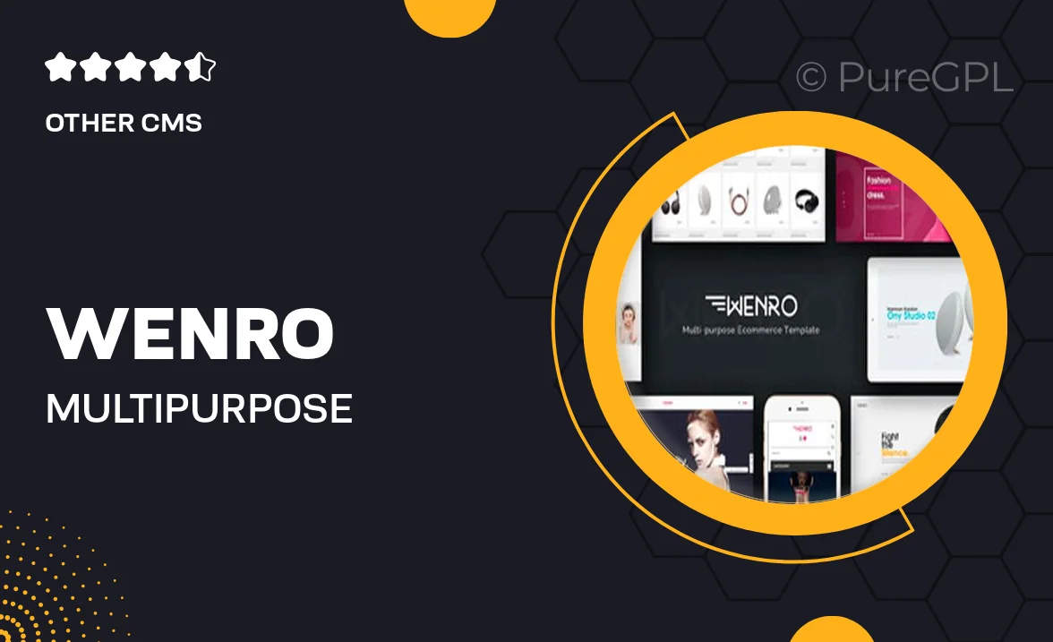 Wenro – Multipurpose Responsive Magento
