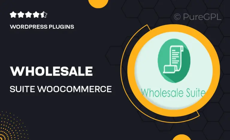 wholesale suite woocommerce wholesale prices premium