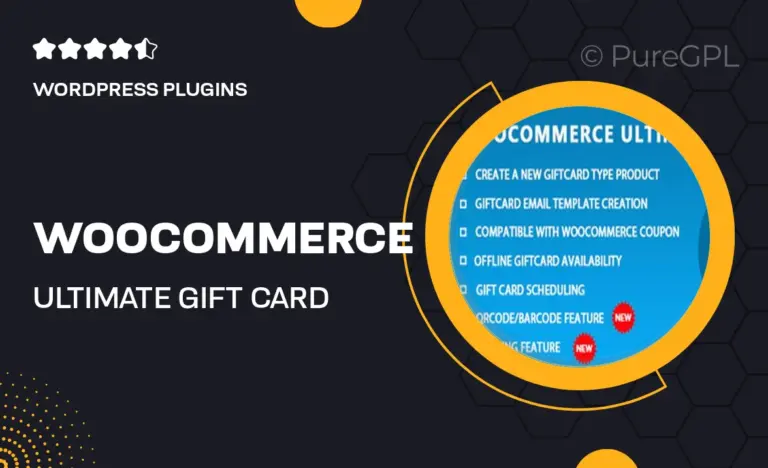 woocommerce ultimate gift card