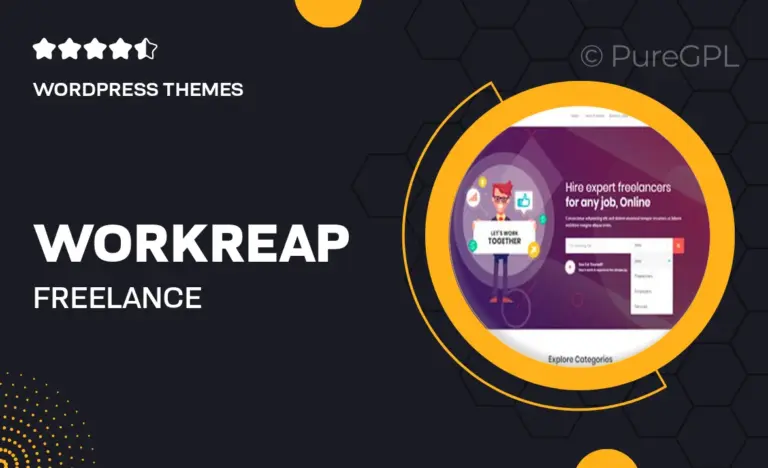 workreap freelance marketplace and directory wordpress theme