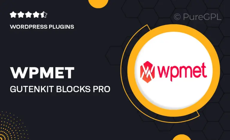 wpmet gutenkit blocks pro