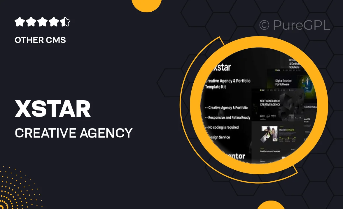 Xstar – Creative Agency & Portfolio Template Kit