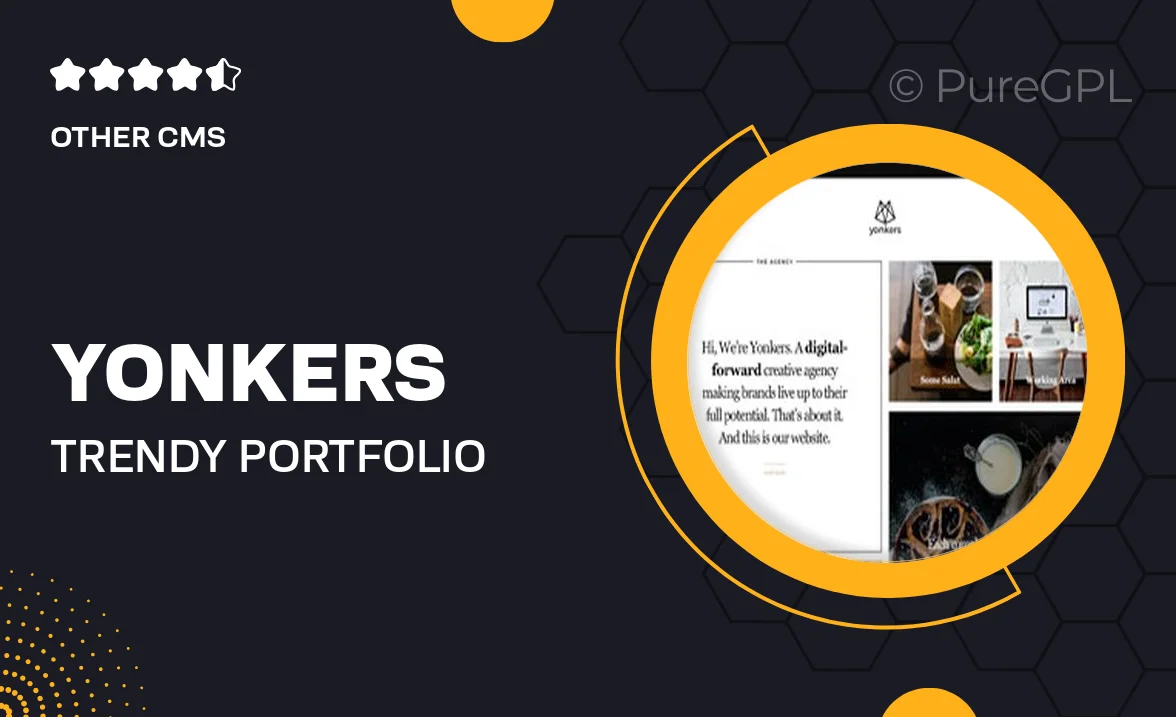 Yonkers – Trendy Portfolio Joomla Template