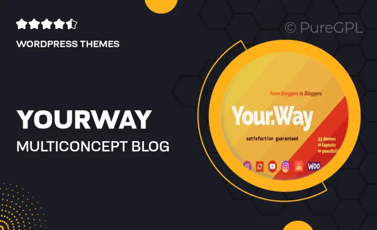yourway multi concept blog wordpress theme