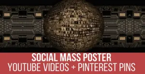 YouTube Video Social Mass Poster and Pinner