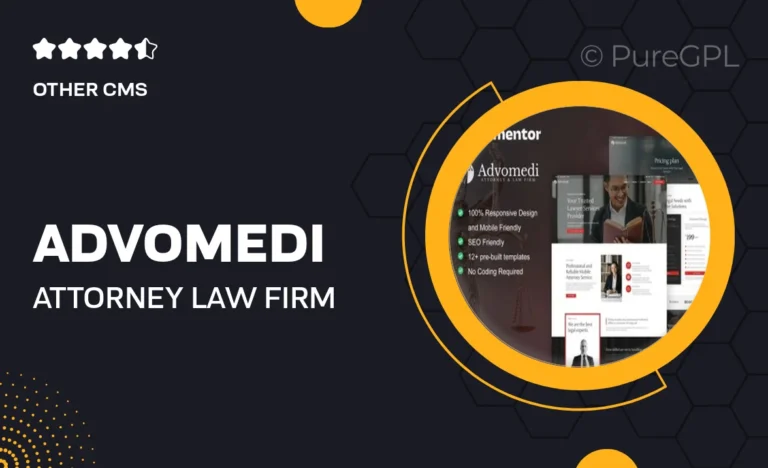 advomedi attorney law firm elementor template kit