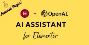 AI Assistant for Elementor – OpenAI GPT