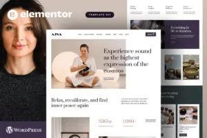 Ajna – Sound Healing & Music Therapy Elementor Pro Template Kit