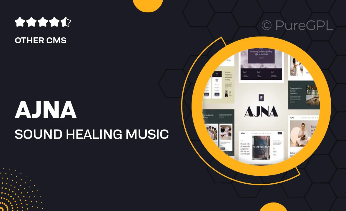 Ajna – Sound Healing & Music Therapy Elementor Pro Template Kit