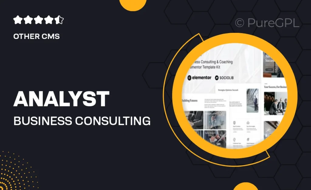 Analyst – Business Consulting & Coaching Elementor Template Kit 15 Analyst – Business Consulting & Coaching Elementor Template Kit