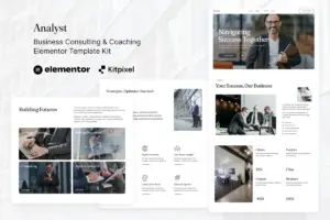 Analyst – Business Consulting & Coaching Elementor Template Kit