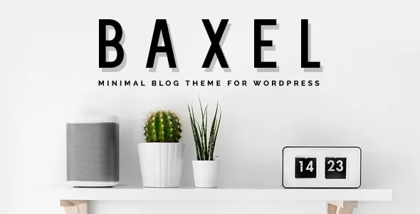 baxel minimal blog theme for wordpress 1
