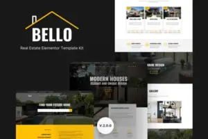 Bello – Real Estate Elementor Template Kit