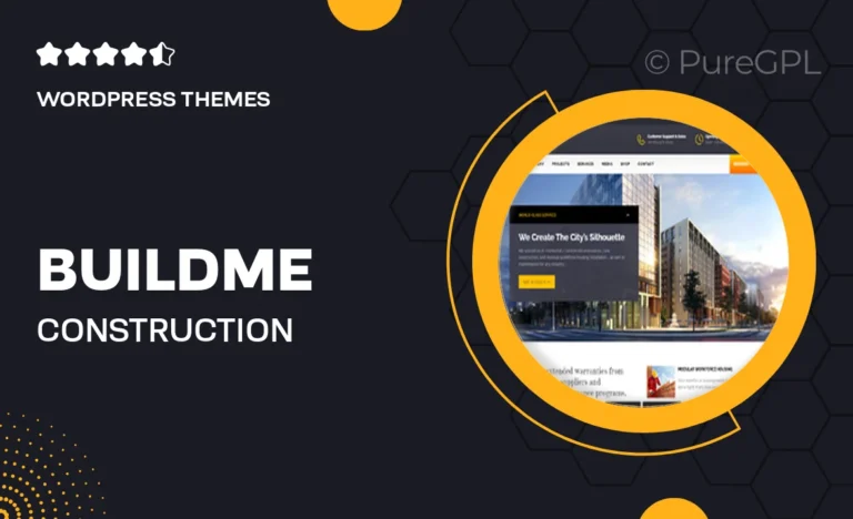 buildme construction architectural wp theme