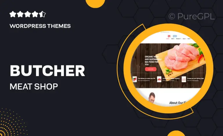 butcher meat shop woocommerce wordpress theme