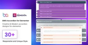 BWD Accordion Addon for Elementor