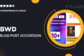 BWD Blog Post Accordion Addon For Elementor
