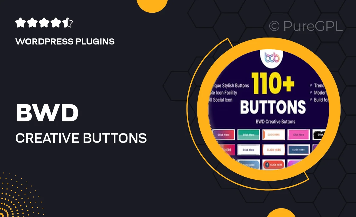 BWD Creative Buttons Elementor Addon