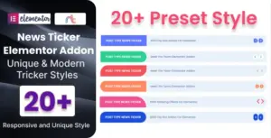 BWD News Ticker Addon For Elementor