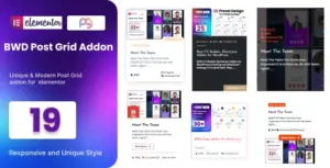 BWD Post Grid Addon For Elementor