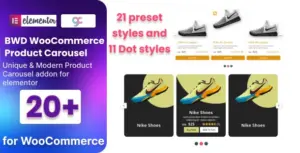 BWD WooCommerce Product Carousel Addon For Elementor