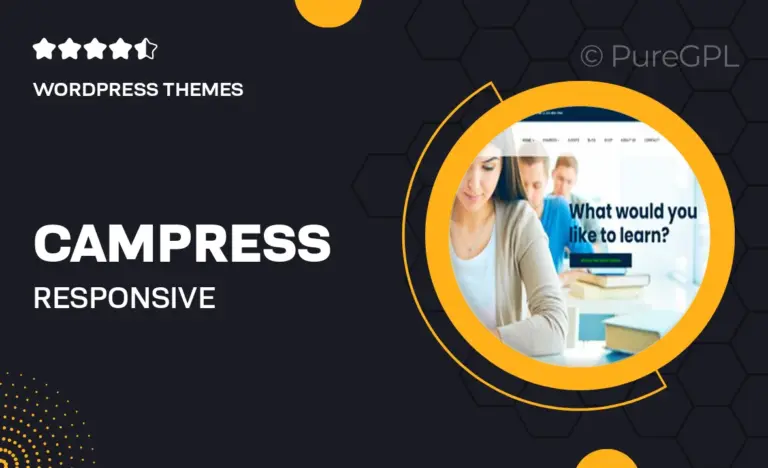 campress responsive education wordpress theme