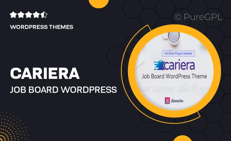 cariera job board wordpress theme