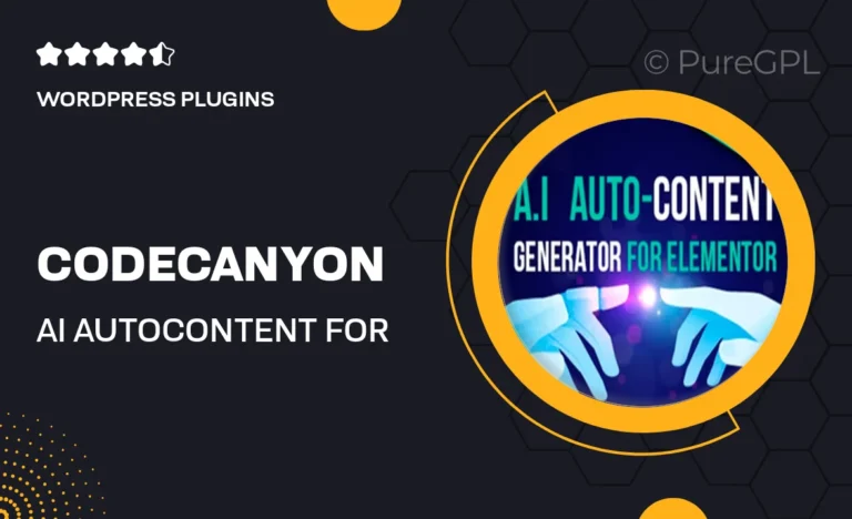 codecanyon a i autocontent for elementor