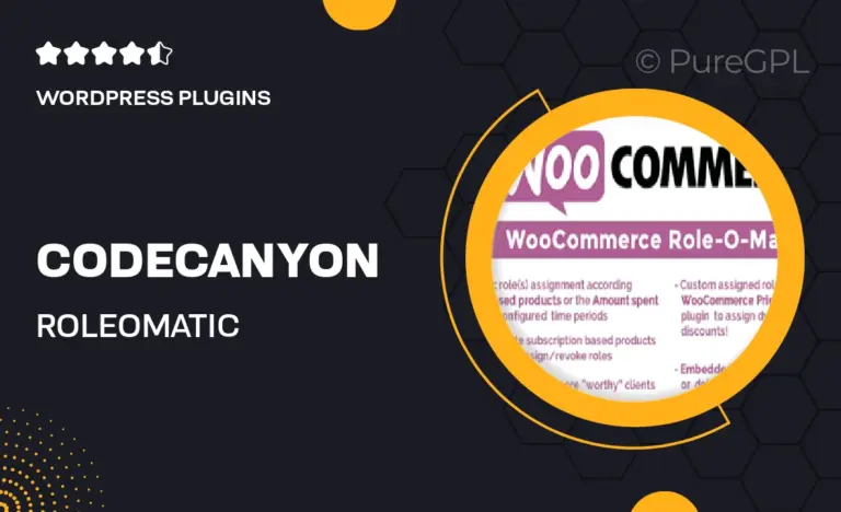 codecanyon role o matic woocommerce