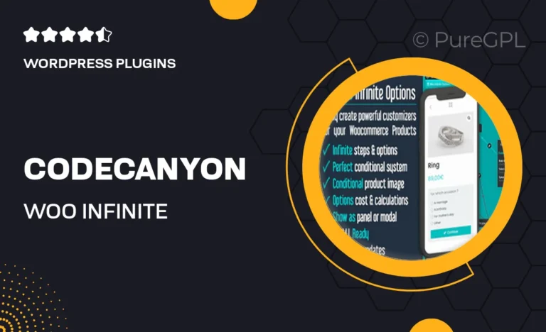 codecanyon woo infinite options