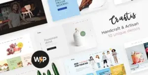 Craftis – Handmade, Handcraft & Artisan WordPress Theme for Creatives + WCFM