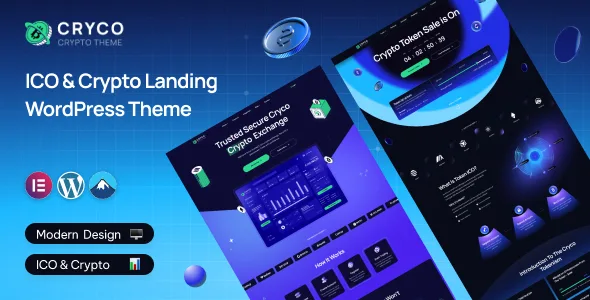 cryco ico crypto landing wordpress theme 1