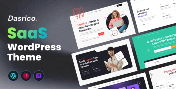 dasrico saas website wordpress theme 1