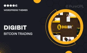 DigiBit – Bitcoin Trading WordPress Theme
