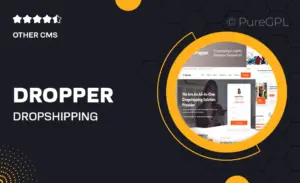 Dropper – Dropshipping & Logistic Elementor Template Kit