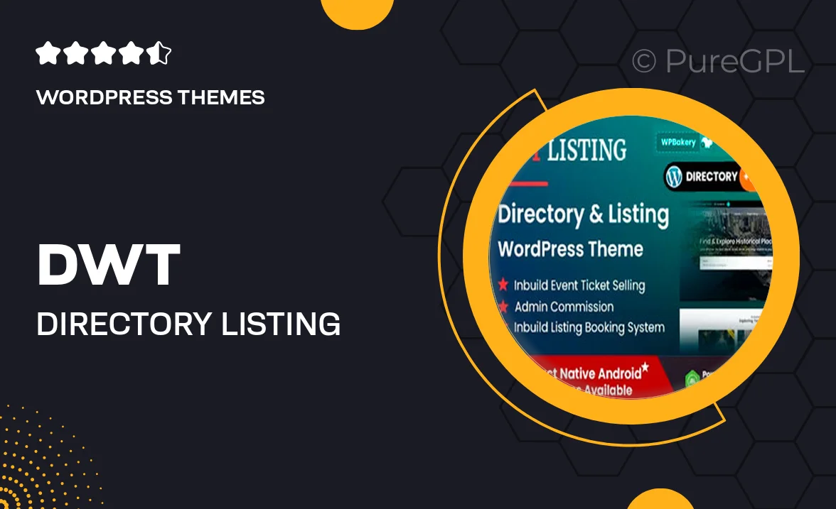 DWT – Directory & Listing WordPress Theme