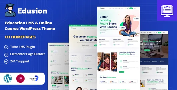 edusion education lms wordpress theme 1