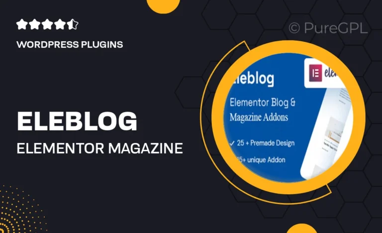 eleblog elementor magazine and blog addons