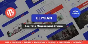 Elysian – WordPress School Theme + LMS