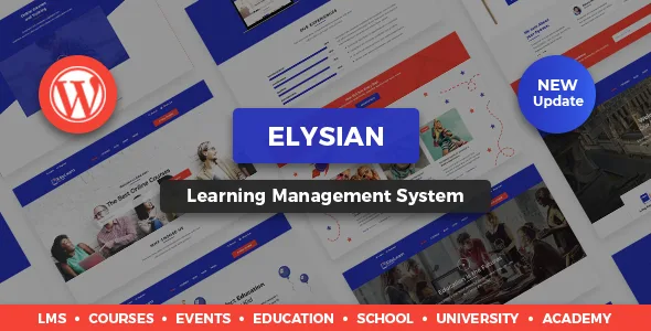 Elysian – WordPress School Theme + LMS