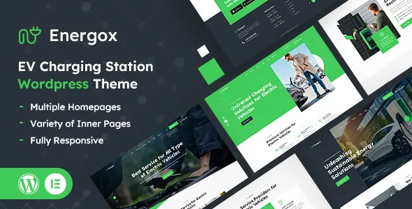 energox ev charging station wordpress theme 1