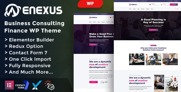 enexus consulting business elementor wordpress theme 1