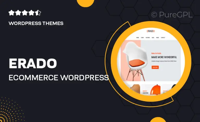 erado ecommerce wordpress theme