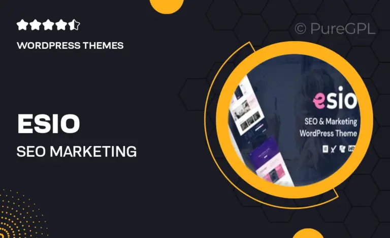 esio seo marketing wordpress theme